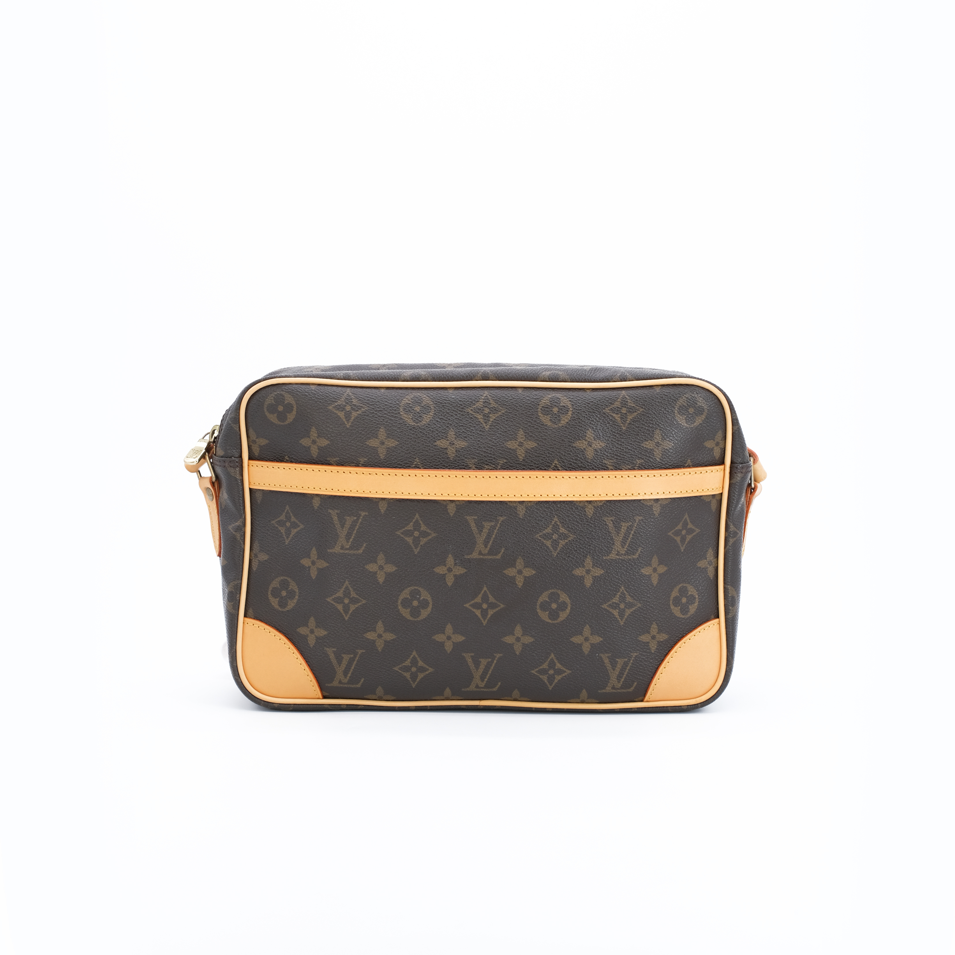 95新  LouisVuitton/路易威登LV老花中古单层28相机包横版/全原