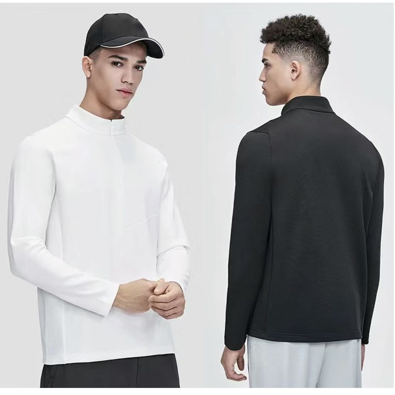 飞飞专属  迪家！城市机能系列！内里复合暖绒立领运动套头衫23135