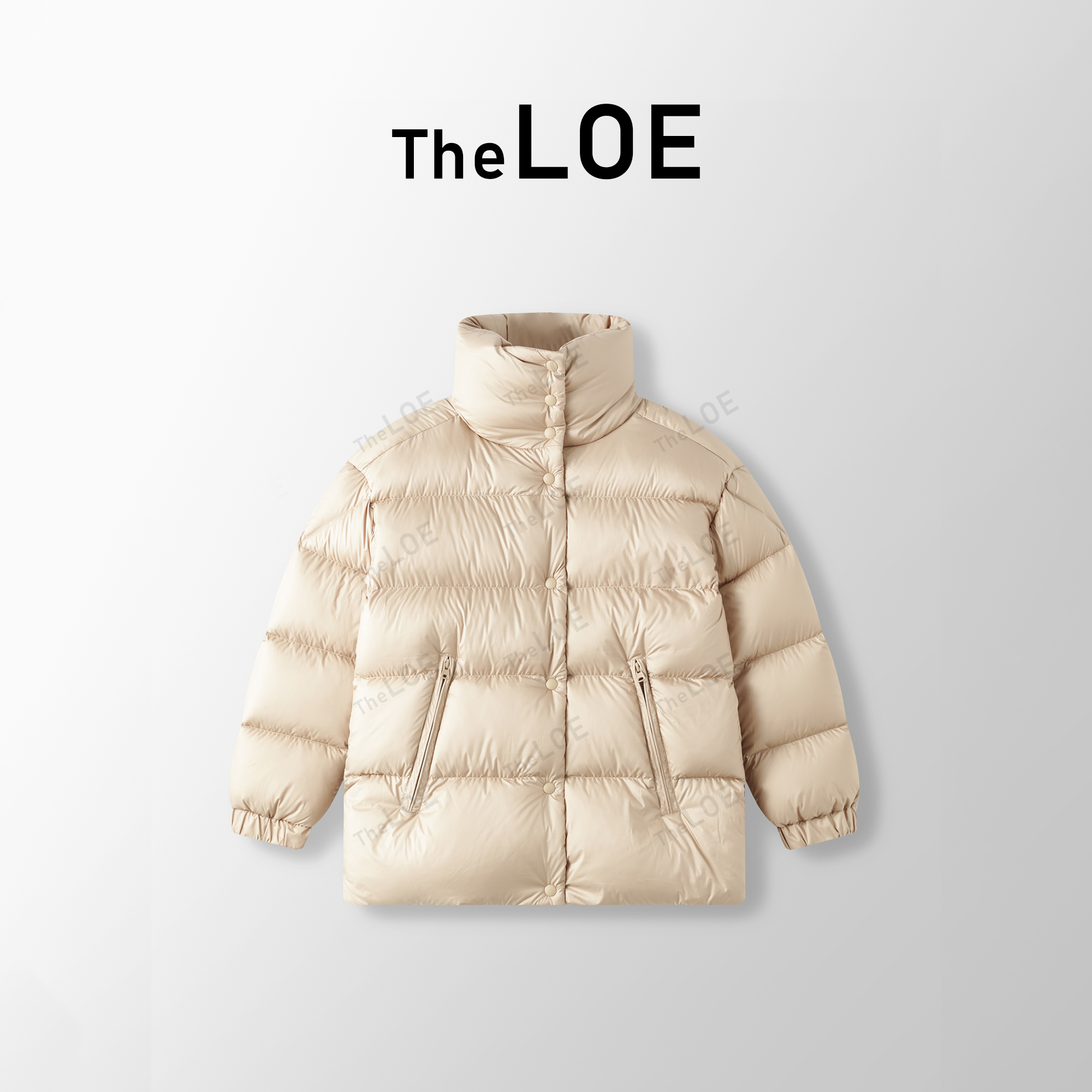 TheLOE/ 美国杜邦teflon白鹅绒 三防加厚保暖轻盈鹅绒服#LE-89135