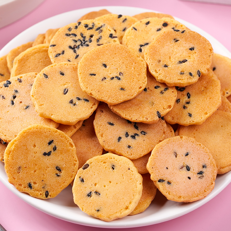 【10.9抢2袋】蛋香小丸煎饼浓郁薄脆饼干办公室解馋零食休闲食品