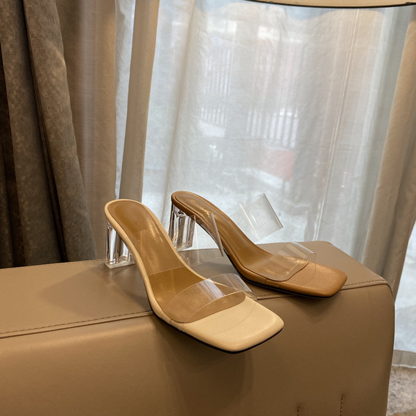 Say nono 透明跟拖鞋6.5cm