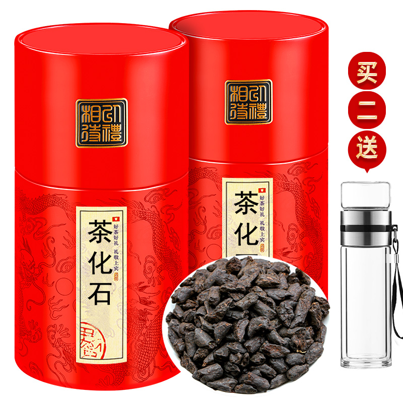 郭大侠糯米香普洱茶熟茶碎银茶化石子糯香散装高山罐装礼盒500g