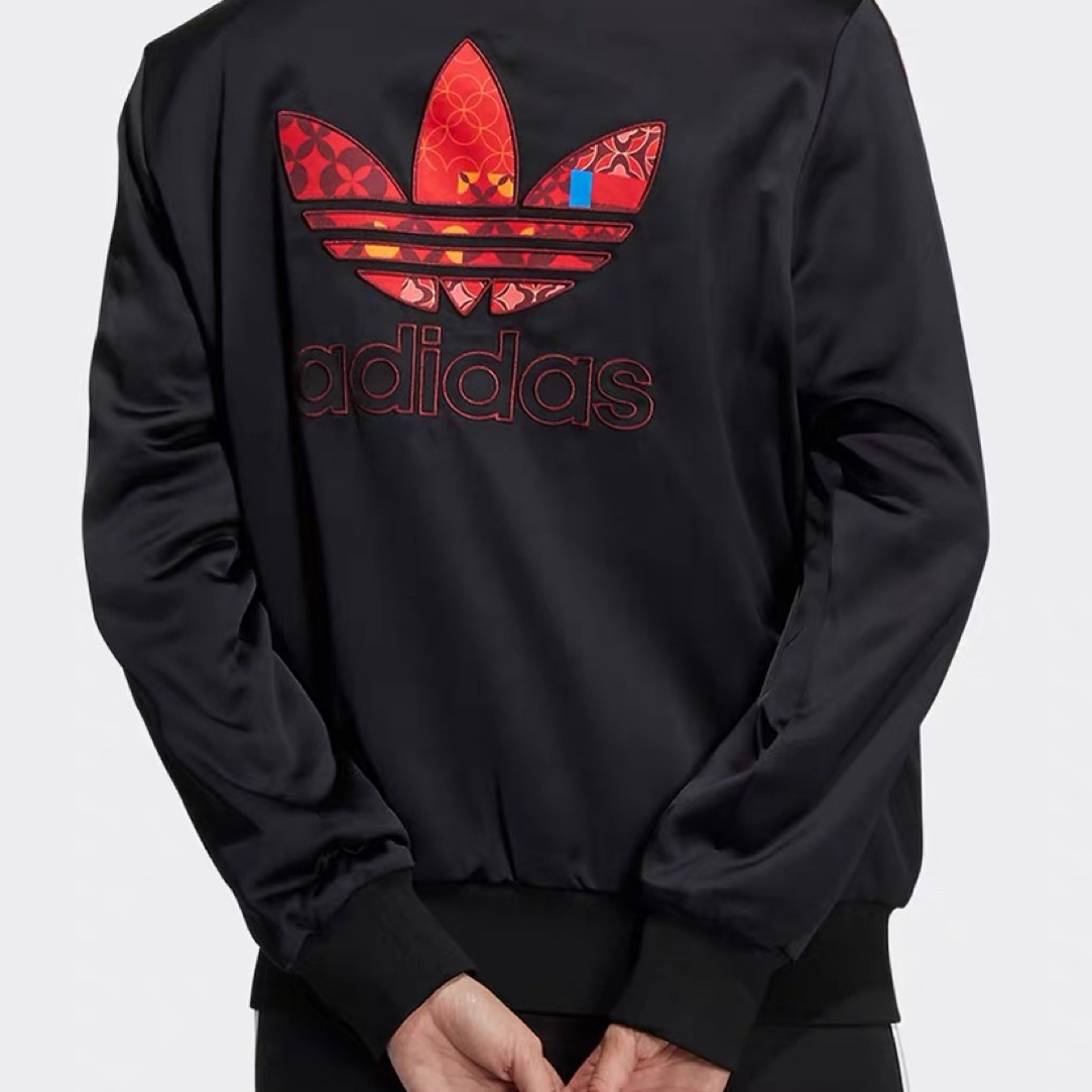 Adidas/阿迪达斯 三叶草冬季长袖休闲加绒时尚女子运动棉服HD0326
