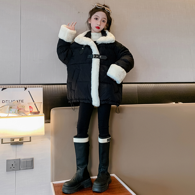 女童轻薄羽绒服2023新款爆款中大儿童洋气小女孩轻盈保暖公主外套