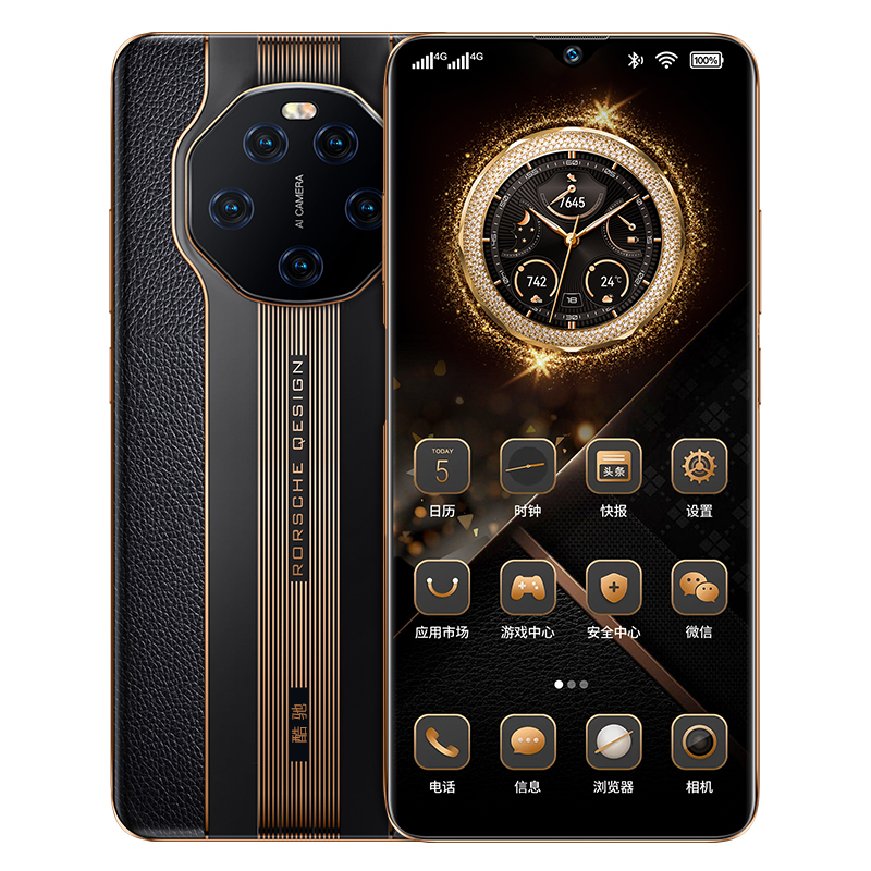 【旗舰新品】轻奢时尚手机皮革后盖512G全网通双卡双待通用智能手机