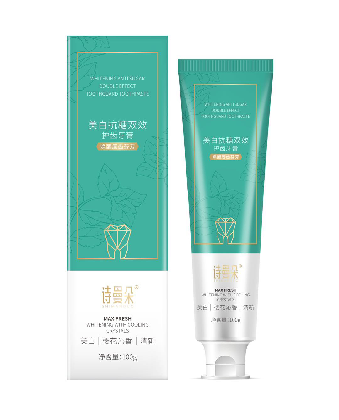 -诗曼朵美白牙膏