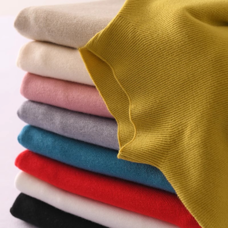 不起球半高领打底衫女内搭修身秋冬季新款百搭紧身毛衣针织羊毛衫