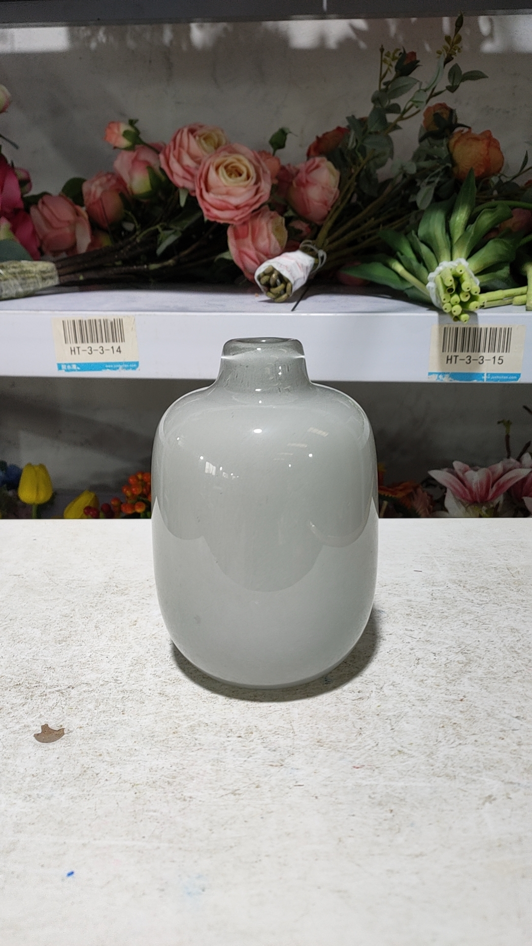 [LY067]水泥灰花瓶