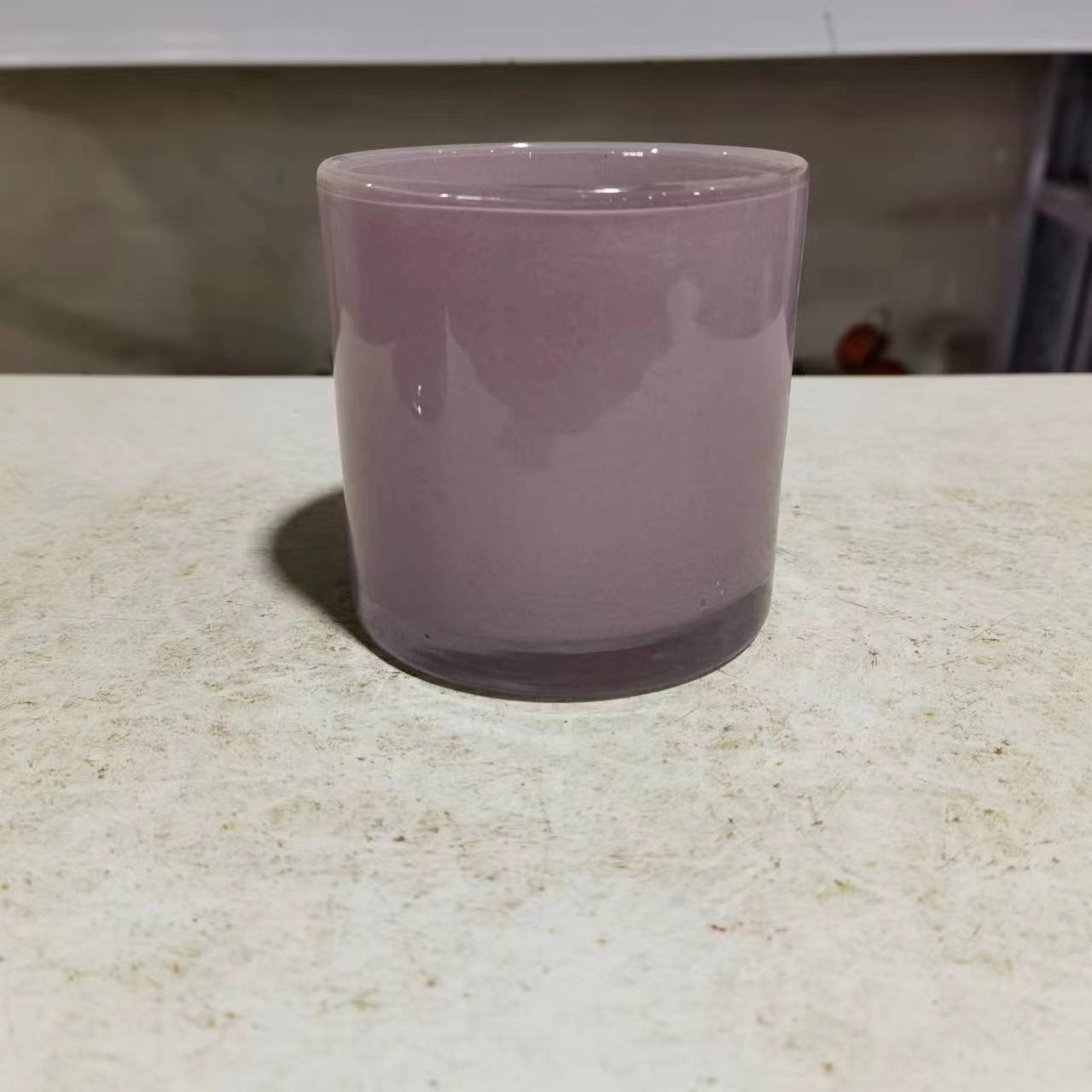 [LY036]紫色烛台花瓶