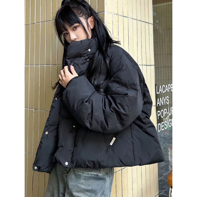 新款东大门小个子短款百搭韩版休闲羽绒服