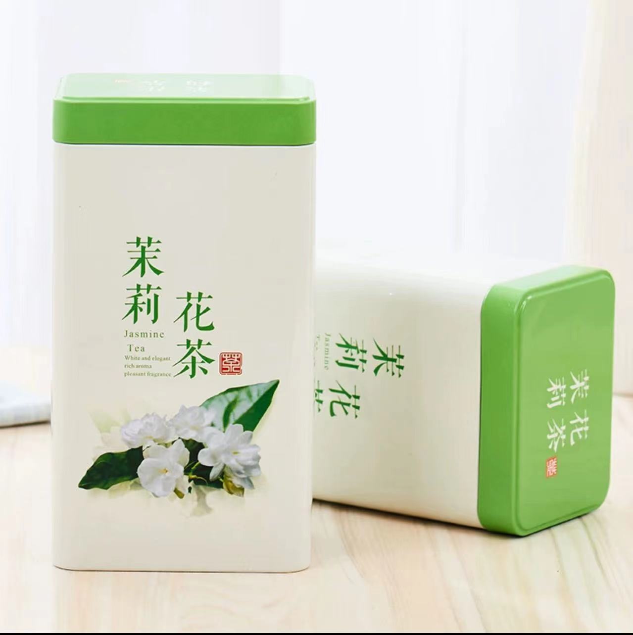 敏月鸿莱莉花茶浓香型罐装口粮茶新茶自喝送礼100g