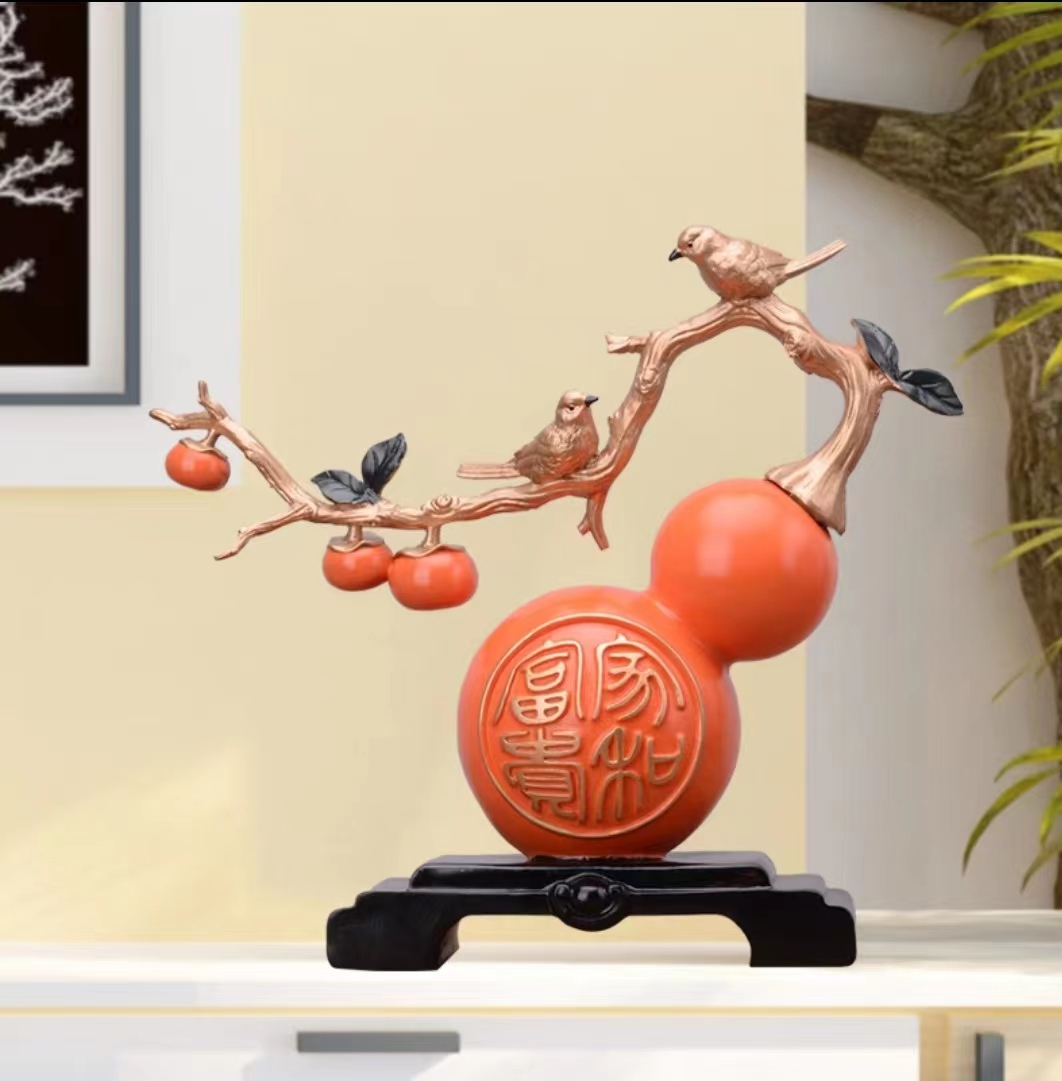 葫芦摆件新中式家居客厅电视柜酒柜玄关柜装饰品摆设礼物乔迁摆件