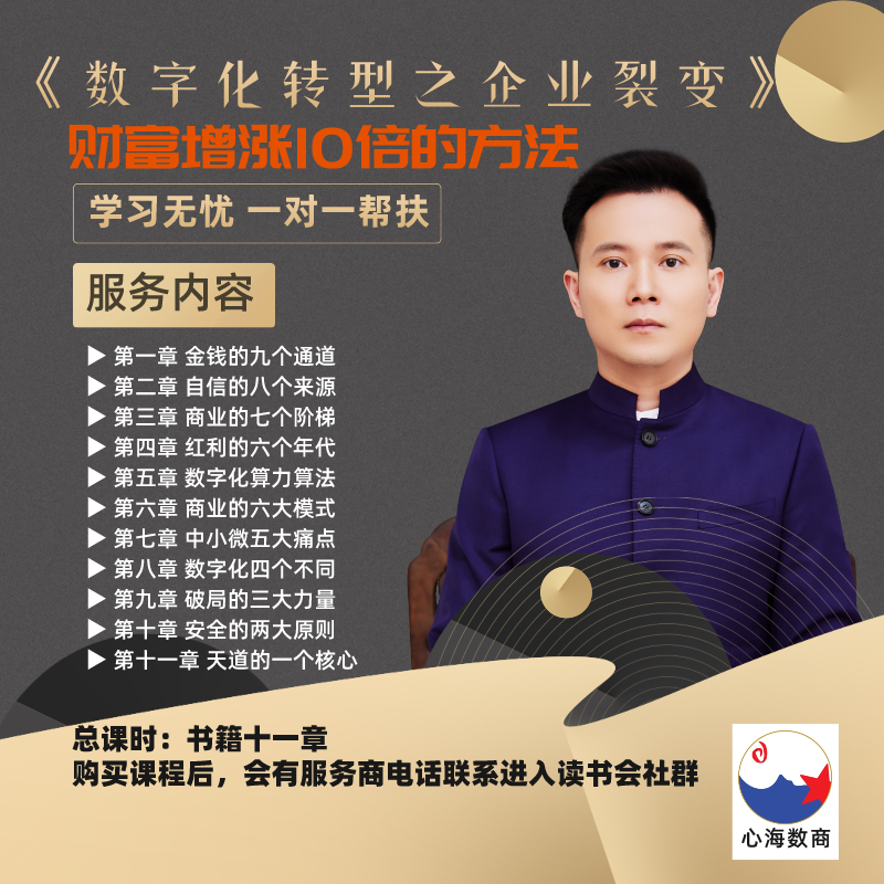 《数字化转型之企业裂变》音频课+社群训练营