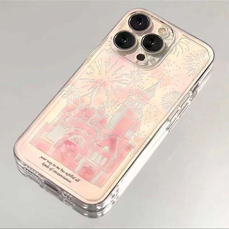 烟花城堡适用iphone13/14手机壳苹果15pro/12/11华为oppo小米vivo