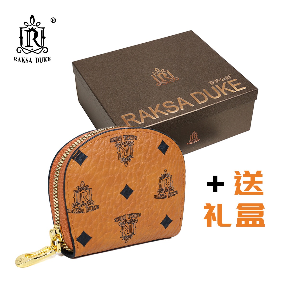 R RAKSA DUKE/罗萨公爵女士证件包小包包小巧零钱包赠送礼盒R0721