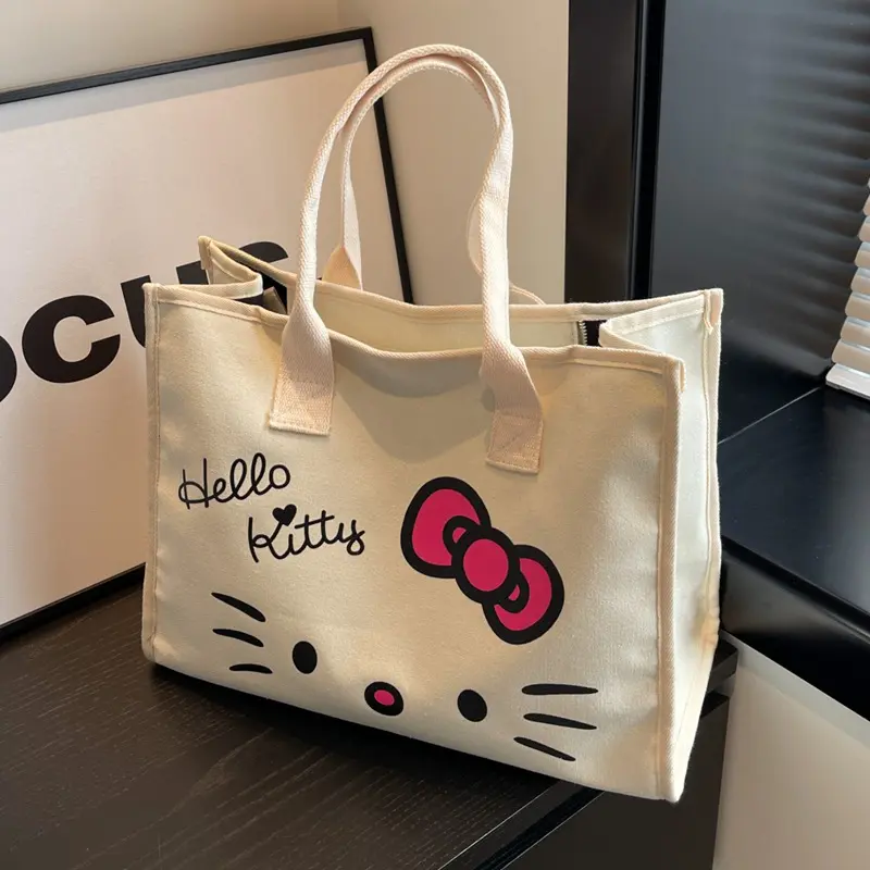 帆布包女新款单肩包潮时尚大容量手提袋大学生托特包简约网红包包