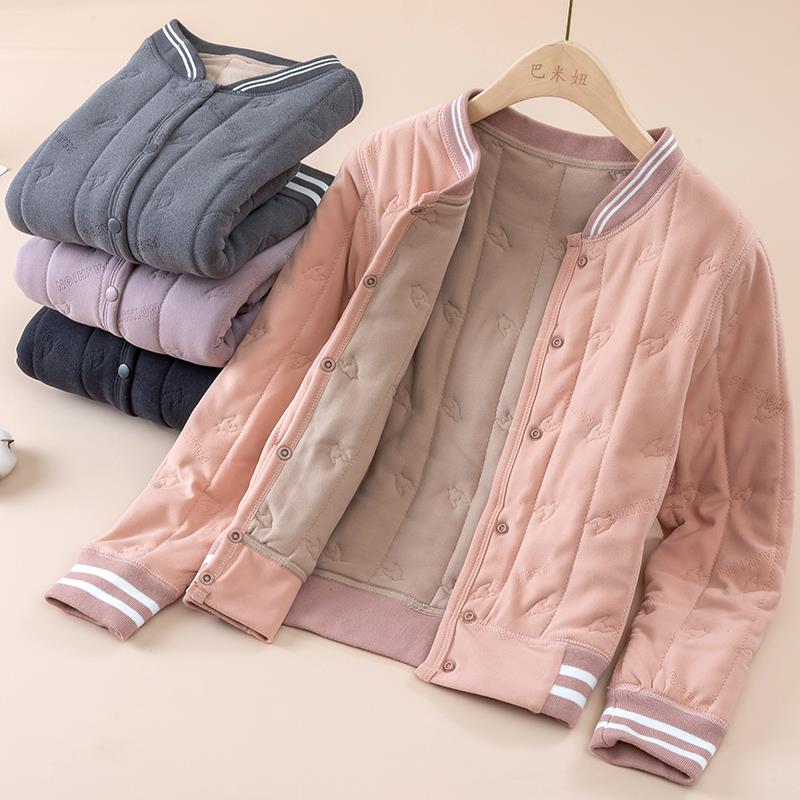 儿童小棉袄男童校服内胆轻便加厚内穿女童保暖棉服外套秋冬款童装