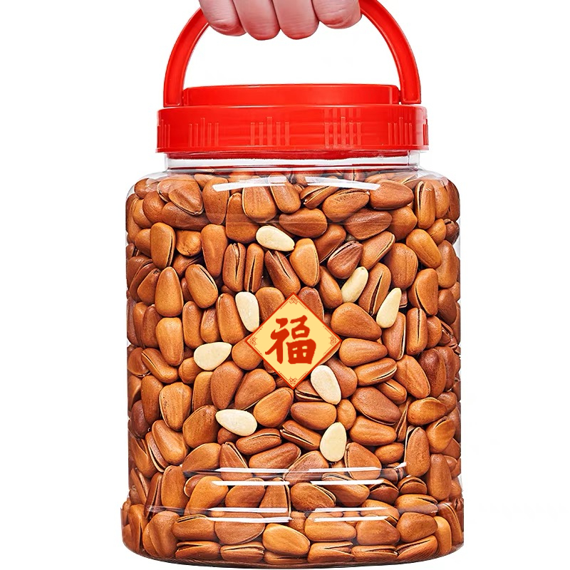 松子王正宗东北特产开口大红松子坚果干果大颗粒开口松子批发炒货