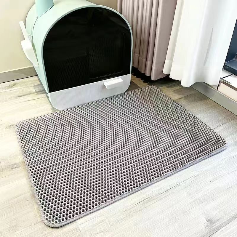 猫砂垫防带出超大双层过滤猫砂盆防外溅漏控砂宠物垫子猫咪用品