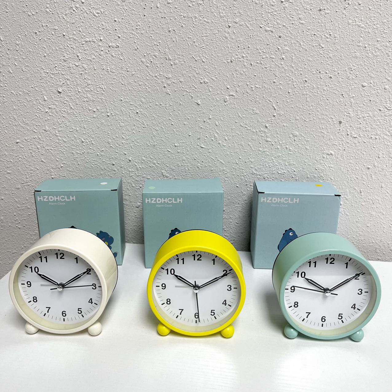 56459 小恐龙小号时钟闹钟混色