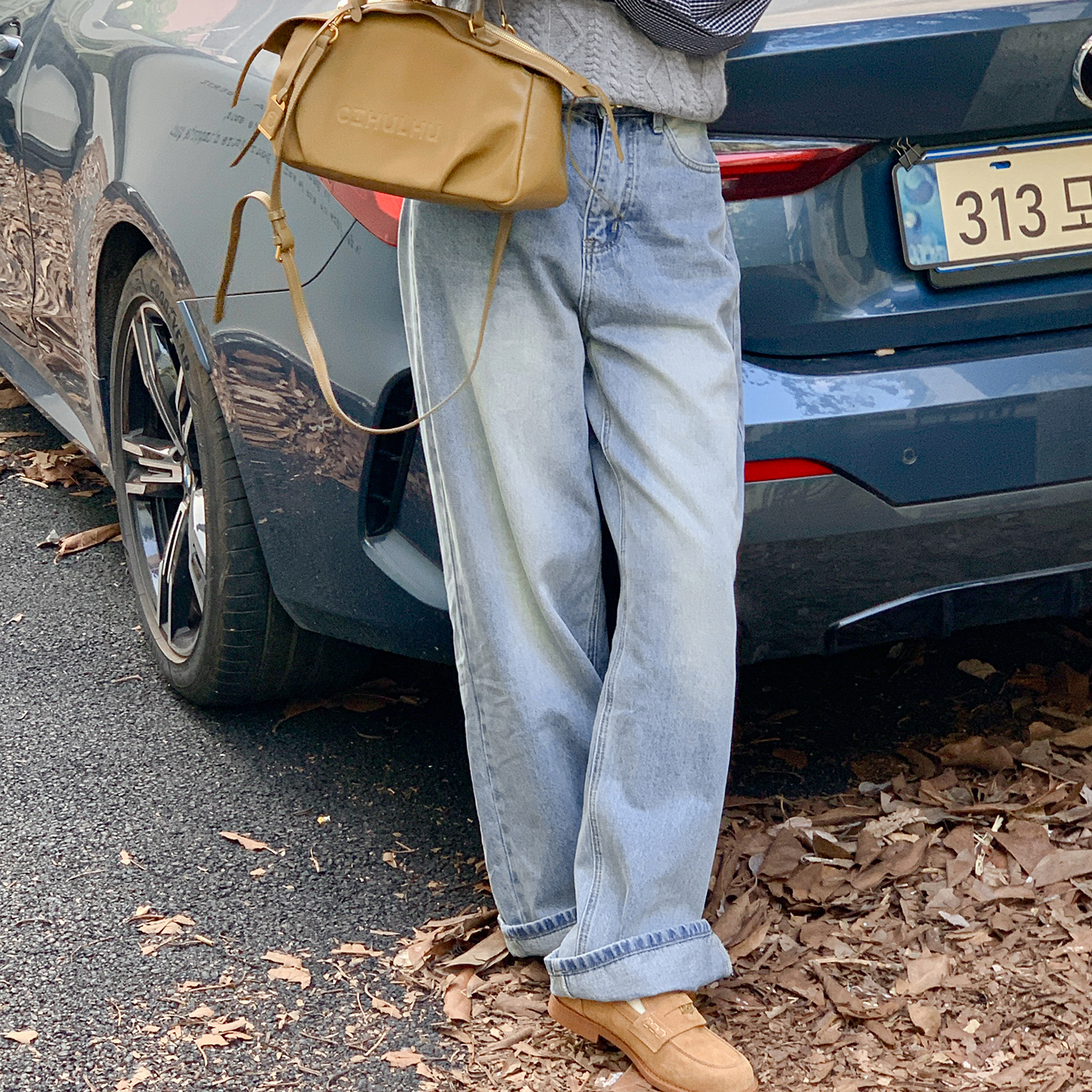 现货-【高光丹宁】FS409X024直筒牛仔裤