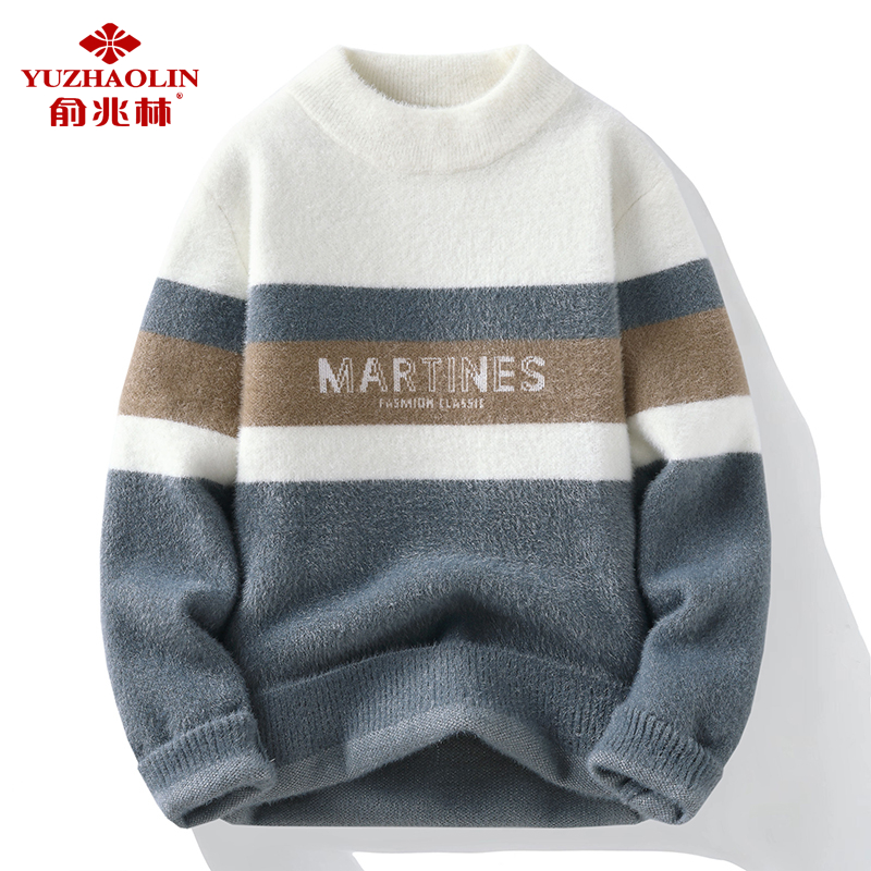 半高领长袖t恤潮牌春秋款内搭德绒打底休闲黑色加绒秋季卫衣外套