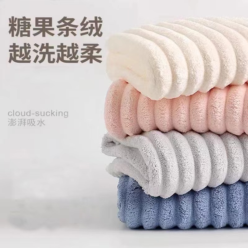 波浪纹干发帽女吸水速干新款洗头干发巾擦头毛巾包头巾