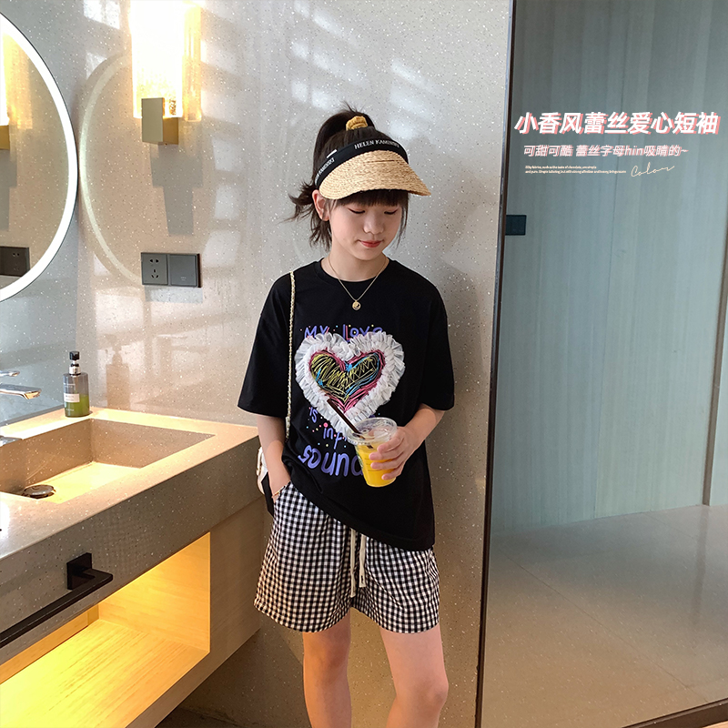 【贝尔熊】童装男女短袖t恤纯棉夏季新款儿童宝宝半袖上衣中小童
