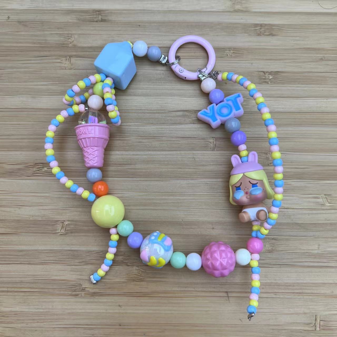 一手工制作可爱成品手链吊坠项链