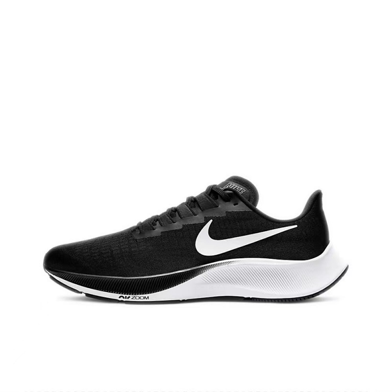 NIKE ZOOM PEGASUS飞马37舒适时尚低帮黑白轻便休闲鞋BQ9646-002