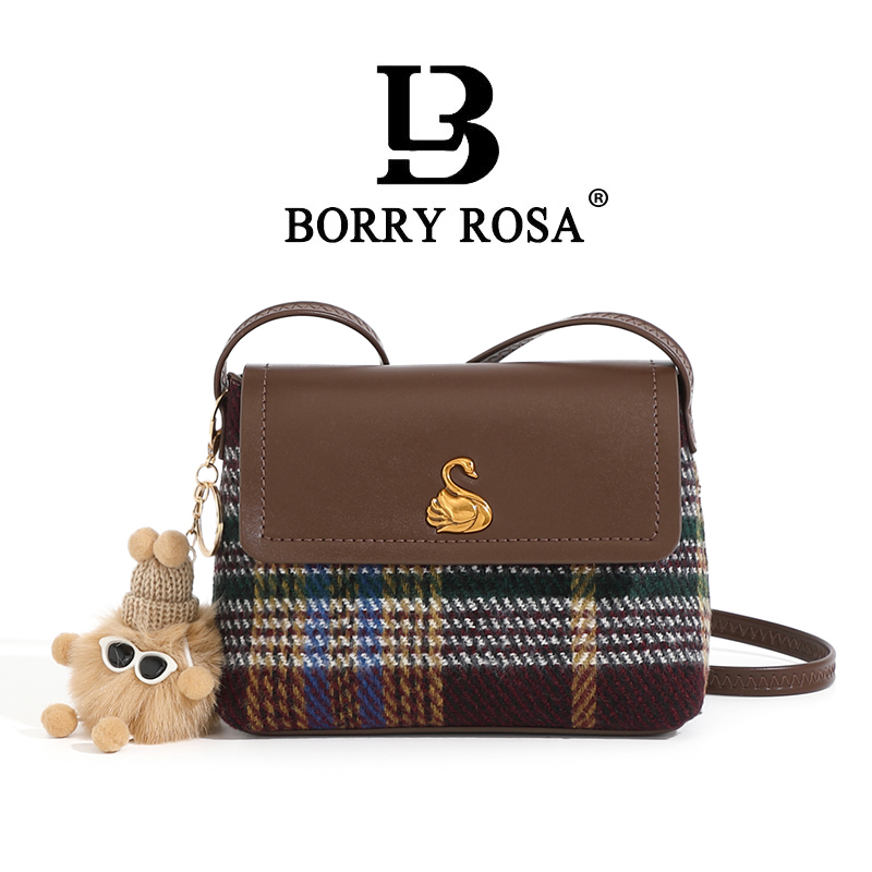 【宠粉专属】BORRY ROSA/新款【布偶小方包】女士单肩轻奢百搭