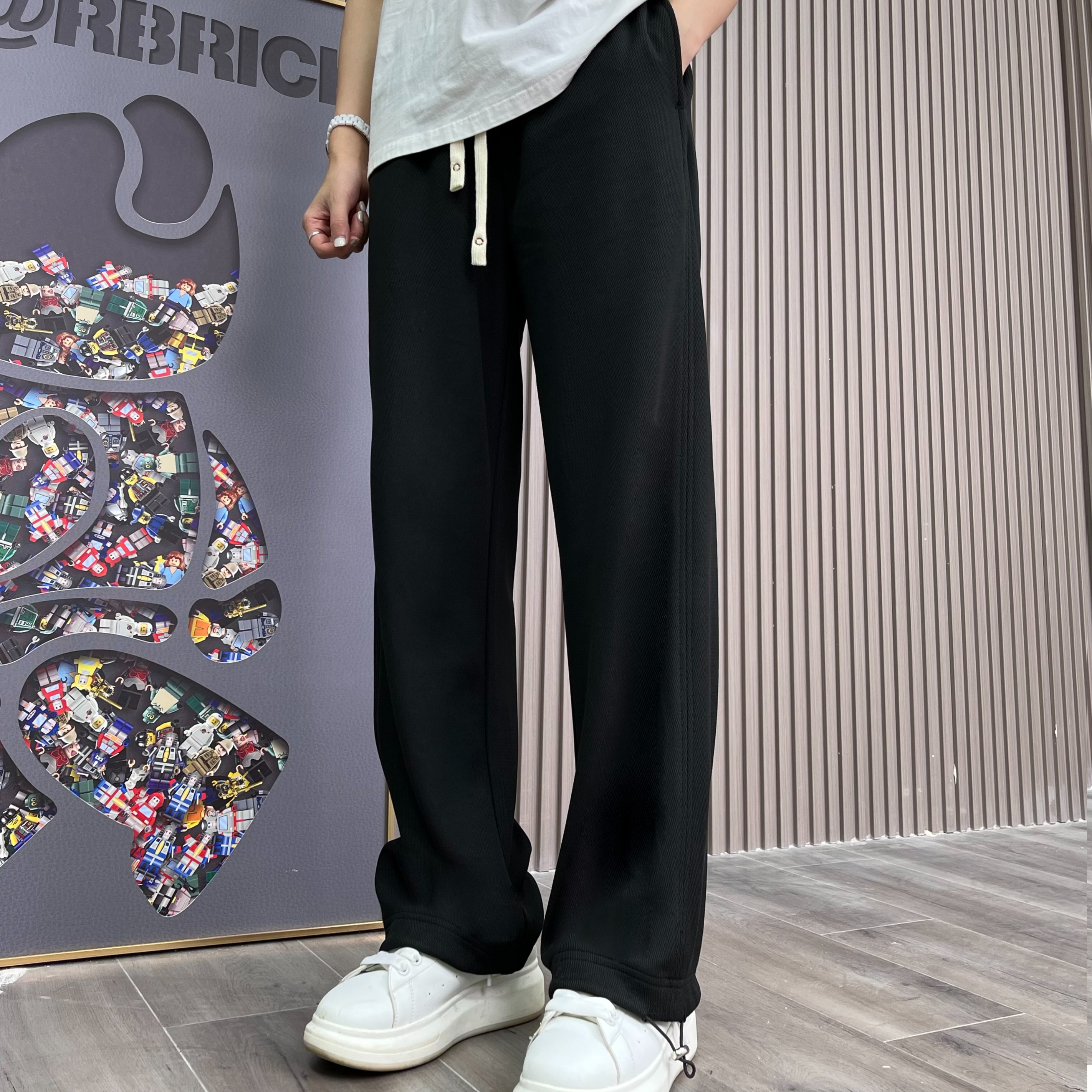 重磅推荐！秋季新款裤子男女长裤潮牌束脚卫裤休闲裤百搭