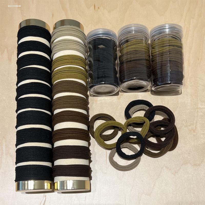 设计皮筋小众甜妹2023罐装高弹发圈精致头饰百搭显白头绳扎头发