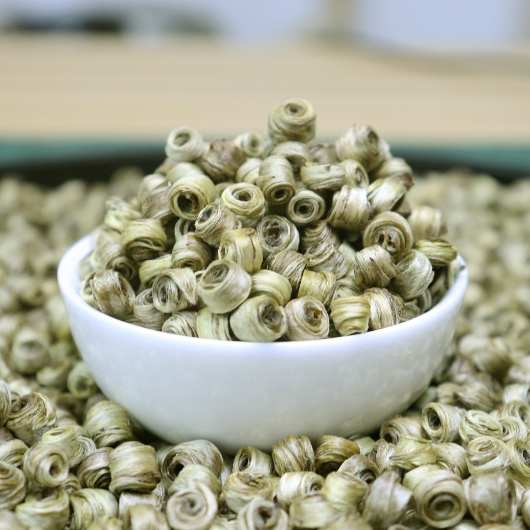 【小鹿甄选】①茉莉女儿环 茉莉花茶（125g-500g）罐装