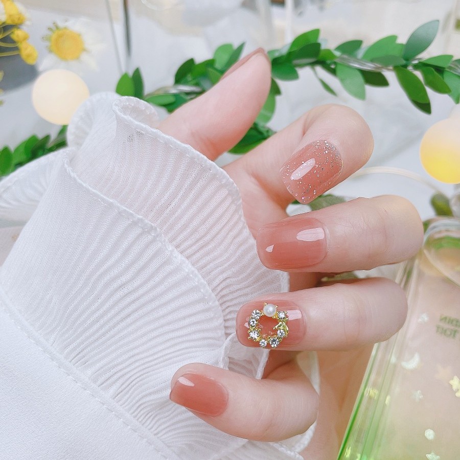 【短款】公主 A083 穿戴美甲 24片甲+送果冻胶+送工具包