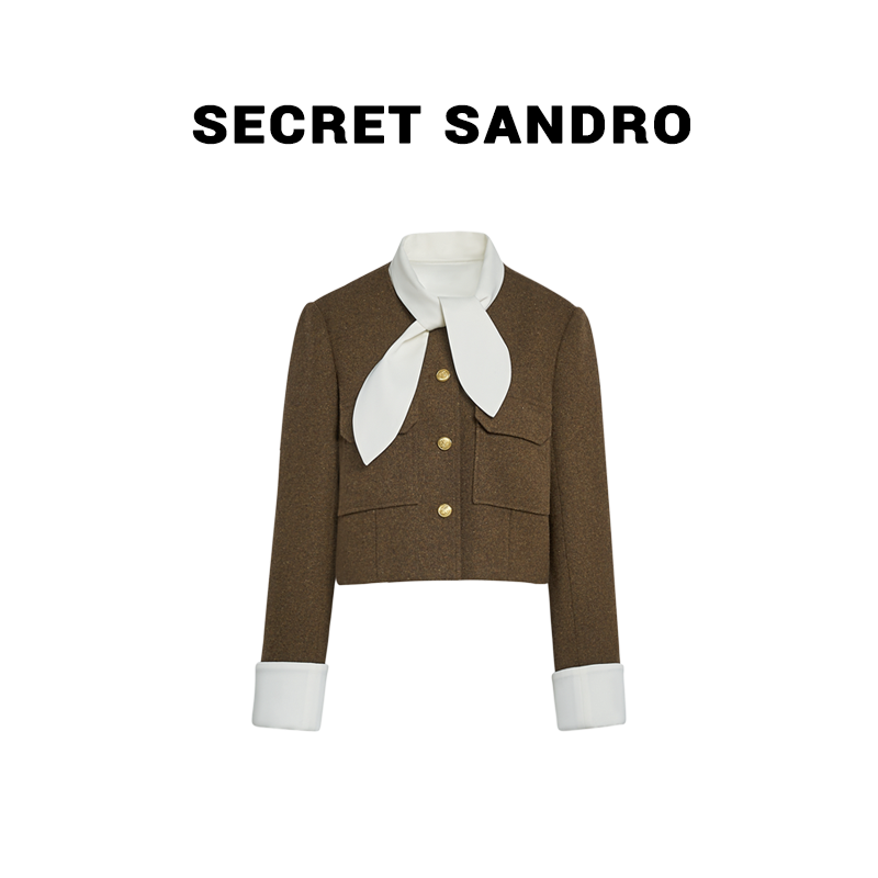 【Secret Sandro】鸥小柒 短外套 J63221012R