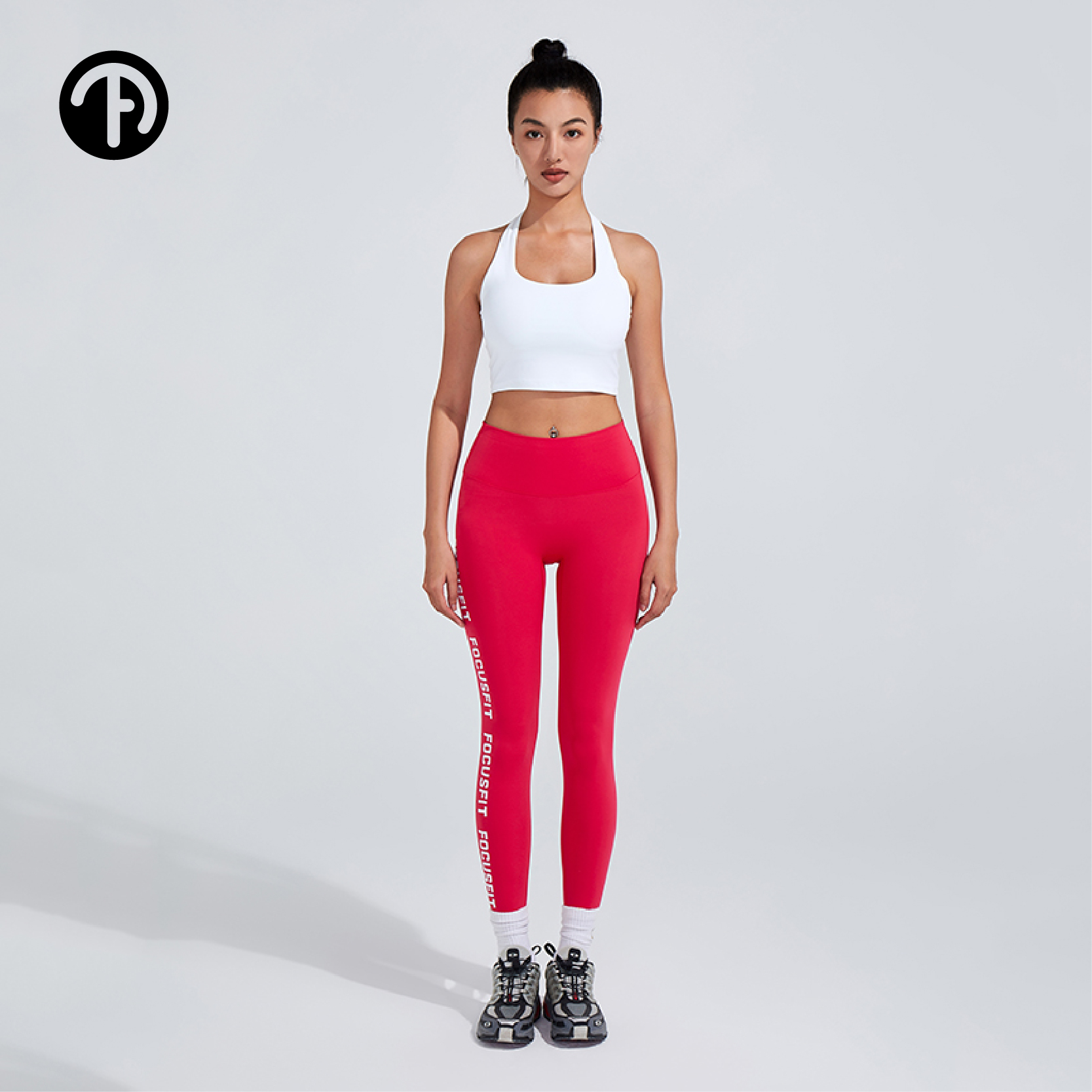 FOCUSFIT 挂脖美背lulu运动上衣户外运动健身撸铁 FN146