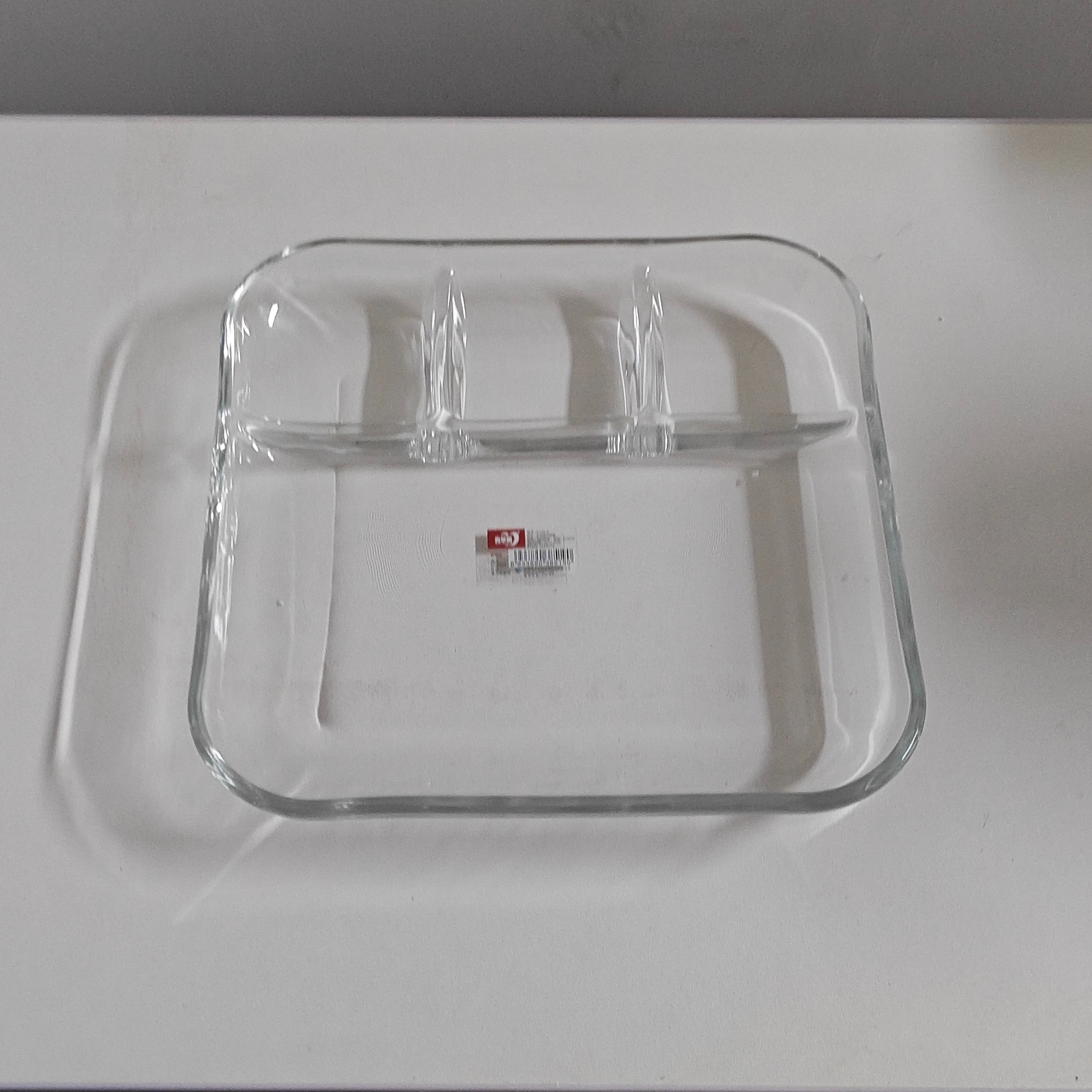透明方形青苹果饺子盘家用加厚多功能创意餐盘
