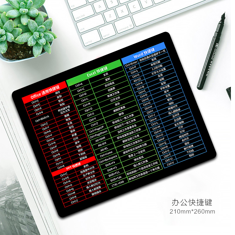 电脑鼠标垫男女生 加厚小号护腕游戏电竞防滑垫定制订做桌面垫子