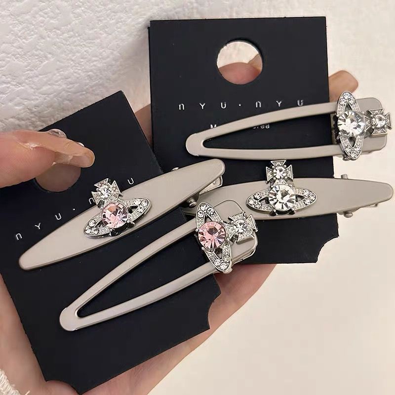 西太后星球金属发夹女ins侧边刘海夹前额边夹鸭嘴夹发卡夹子头饰