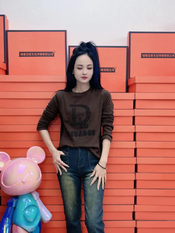 elebabon/芭波象 DR0936-新款潮流女装百搭休闲时尚显瘦印花T恤