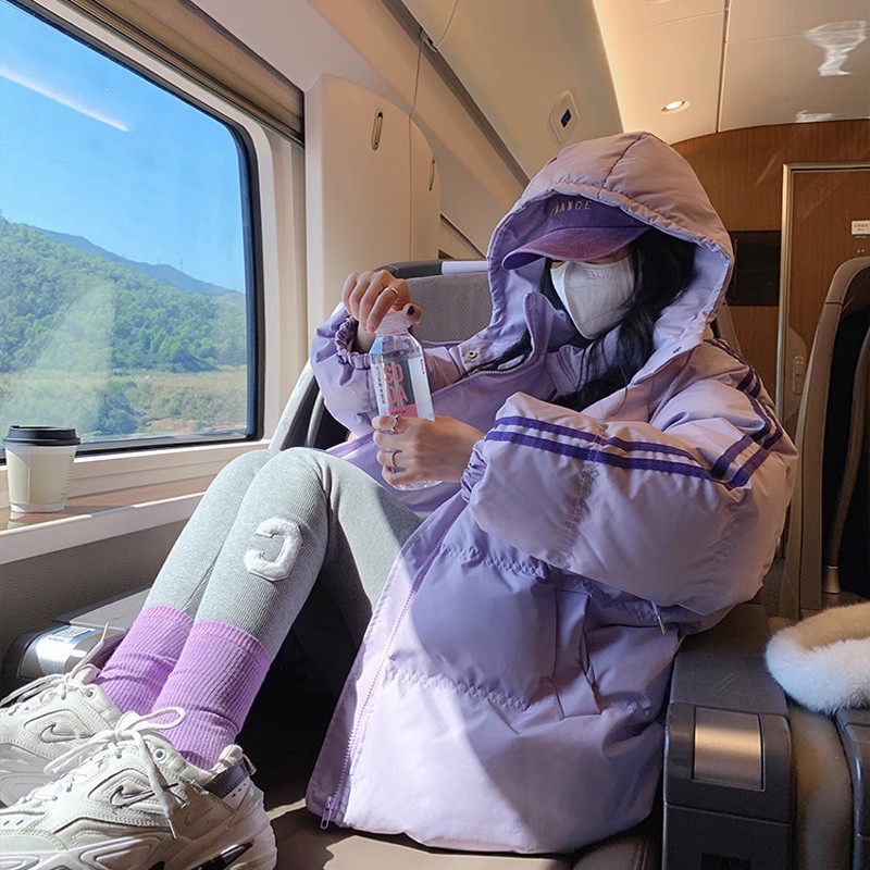 棉衣女冬季短款宽松加厚棉服韩版时尚学生外套百搭休闲运动外套潮