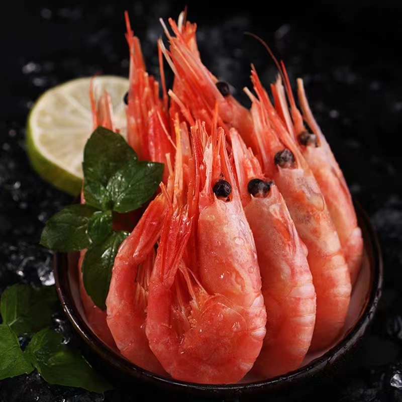【兰姐专属】牧海翁 北极甜虾 腹籽 解冻即食 口感鲜甜 3斤装