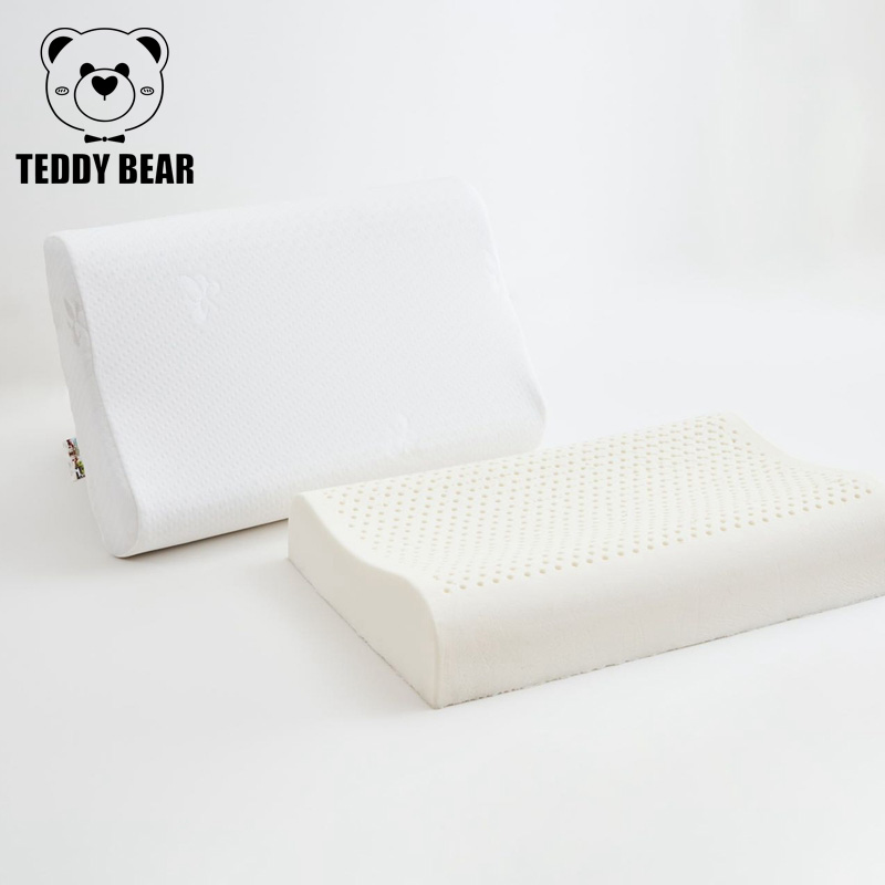 TeddyBear/泰迪熊乳胶枕一夜好眠成人家用呵护颈椎助睡眠工学枕头
