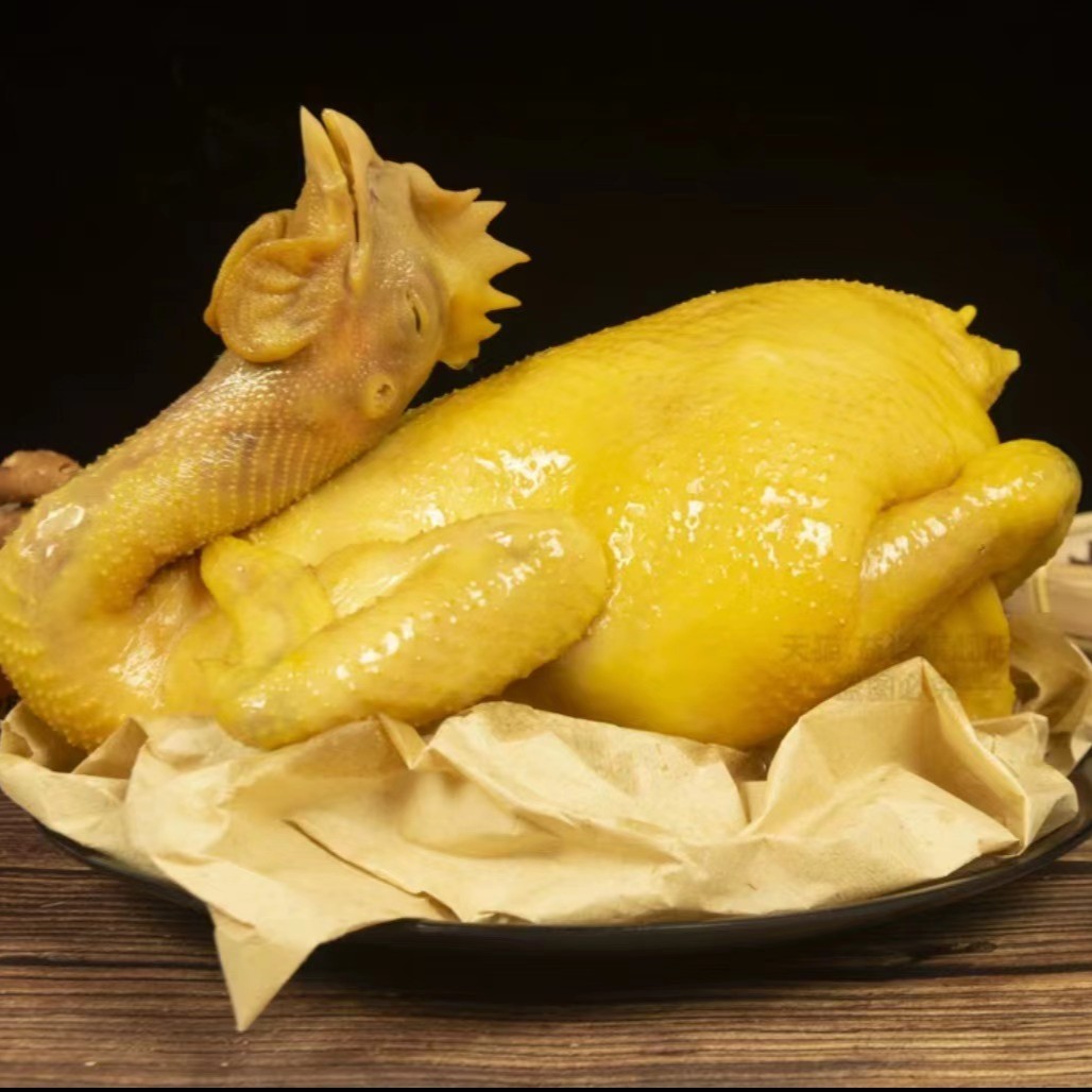 盐焗鸡蒸烤新鲜鸡腌制600g以上新鲜正宗鲜嫩加热即食真空包装批发