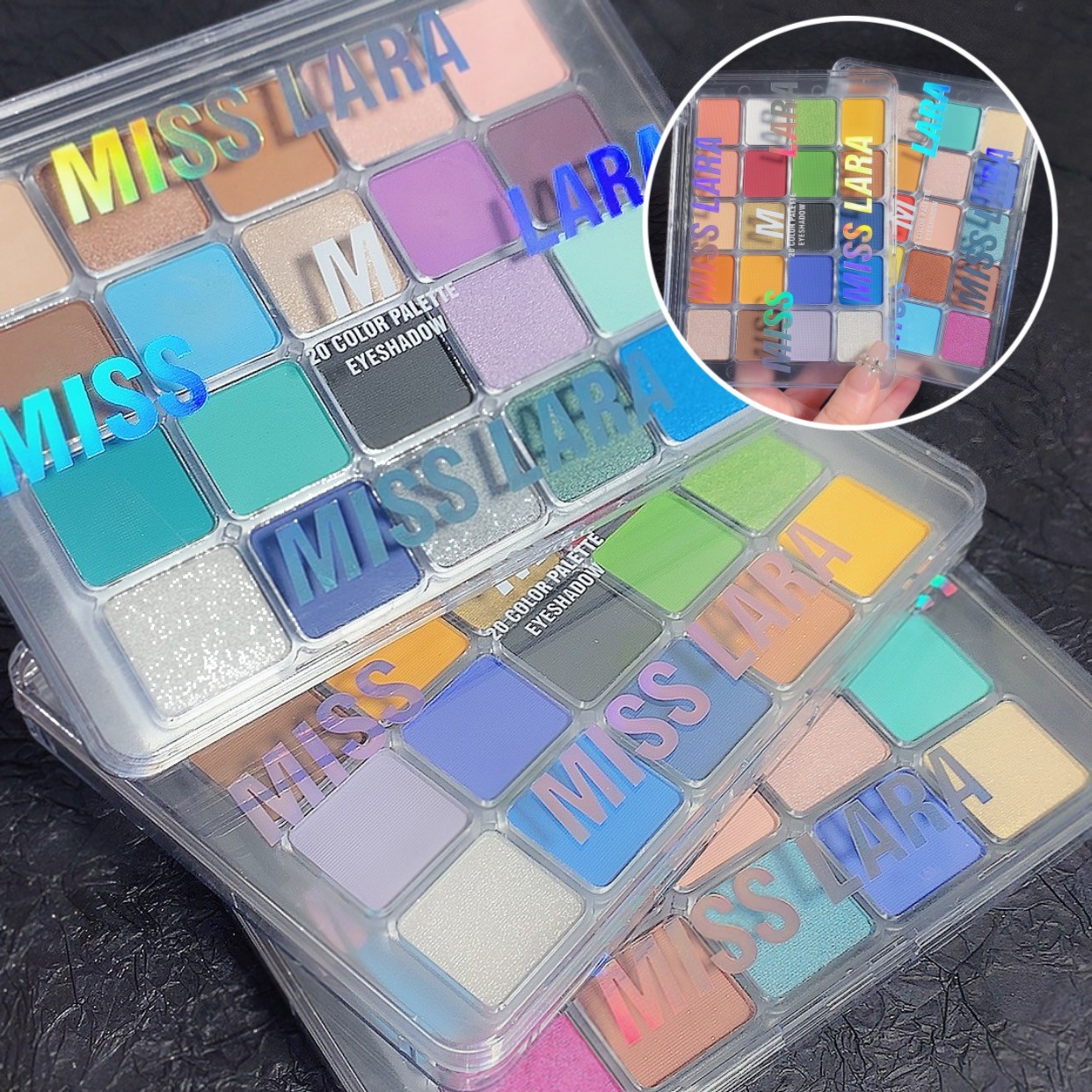 Miss lara20色眼影盘 哑光细闪易上色好推开多种搭配多色可选平价