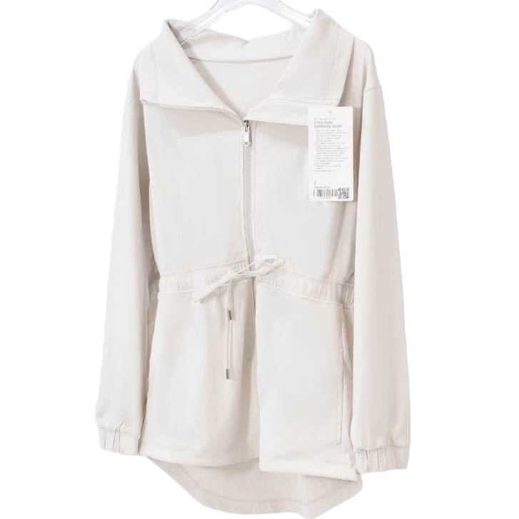 【官方店旗舰】Softstreme女士风衣夹克长款遮臀修身立领外套骑行服