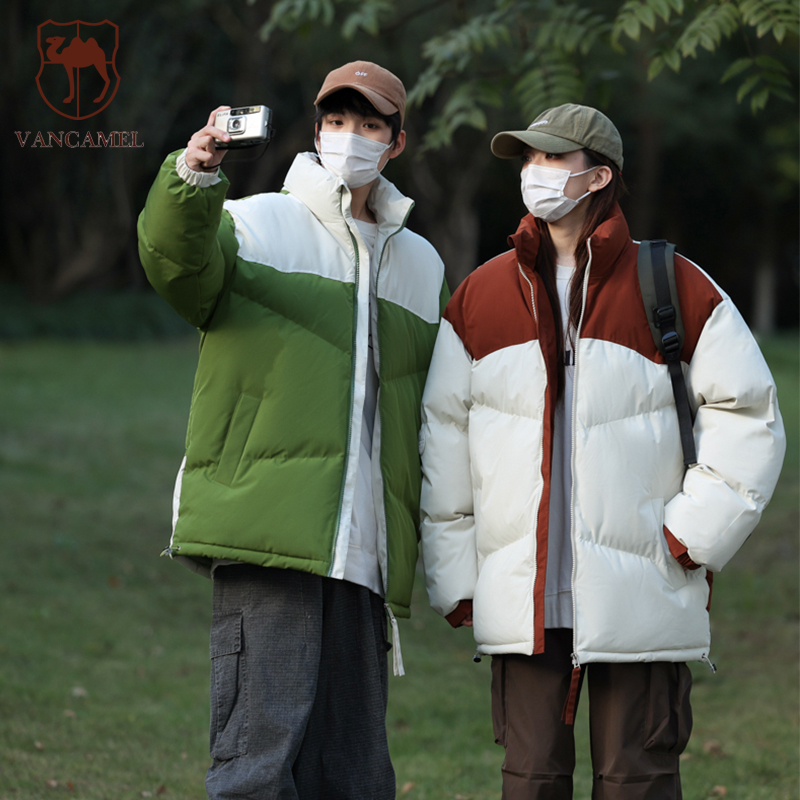 【甜丽专属】西域骆驼户外情侣款骑行服立领保暖加厚韩版棉衣YFM071