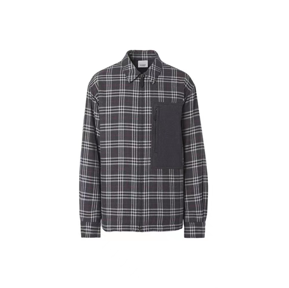 全新未使用 BURBERRY/博柏利 Burberry 男士深灰外套 MCO20085