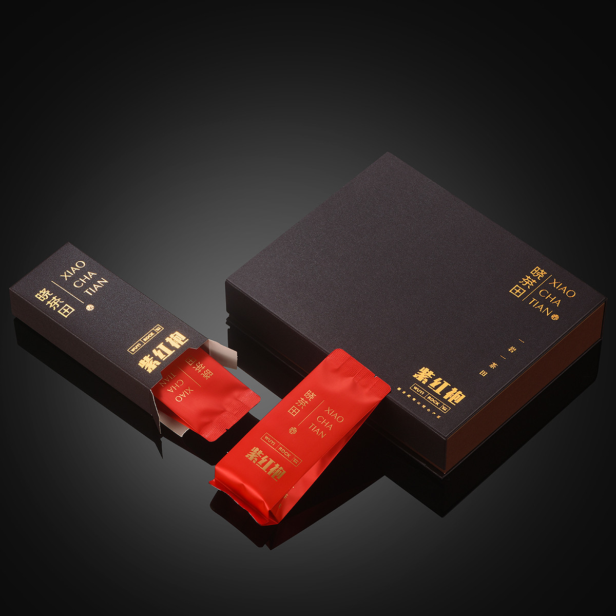 晓茶田武夷岩茶【紫红袍九龙袍】50g/6泡礼盒装三仰峰正岩乌龙茶
